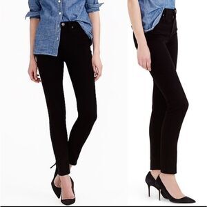 J Crew high rise skinny cord black size 26